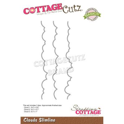 CottageCutz Slimline Dies - Clouds